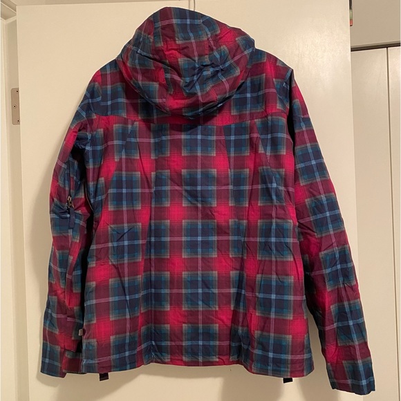Burton, plaid women’s snowboarding Jacket, insulated, sz L - Picture 2 of 15
